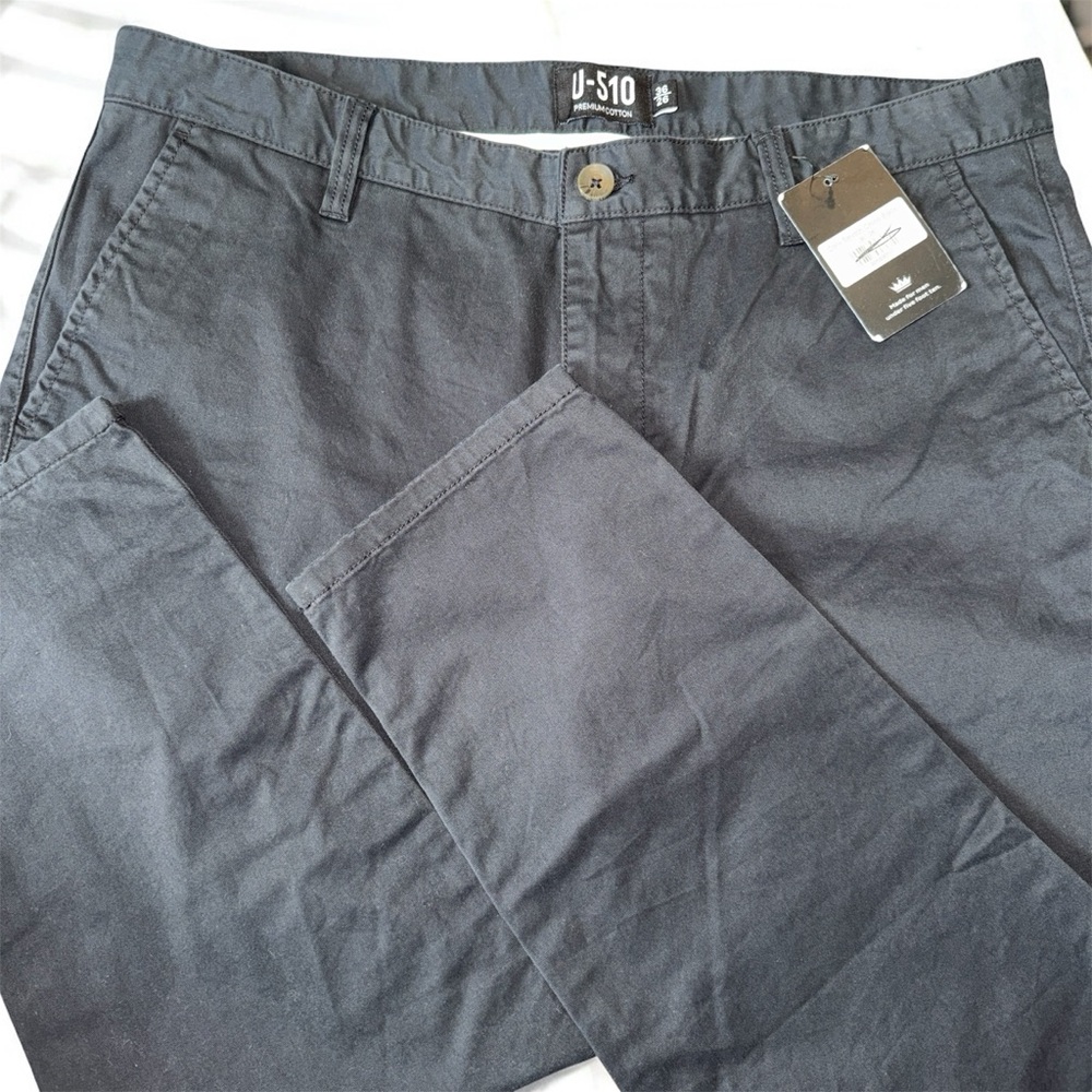 Under 510 Pants Mens 36x26 Core Stretch Chino Black NWT